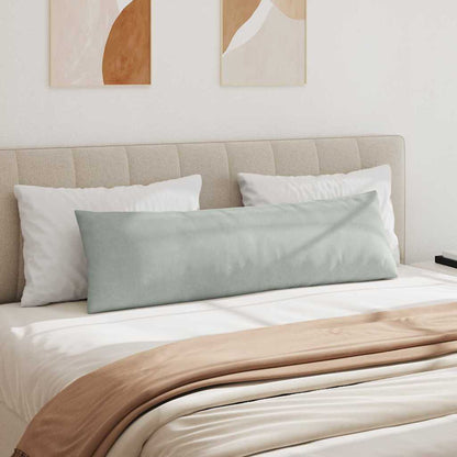 Sofakissen 2 Stück Hellgrau 145 x 40 cm Cordstoff