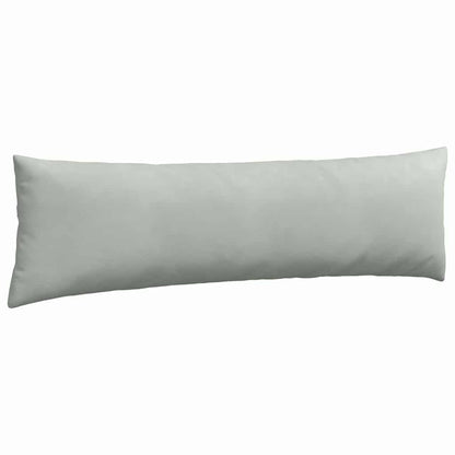 Sofakissen 2 Stück Hellgrau 145 x 40 cm Cordstoff