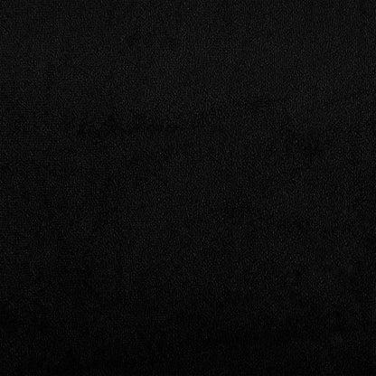 Sofakissen 2 Stück Schwarz 145 x 40 cm Stoff