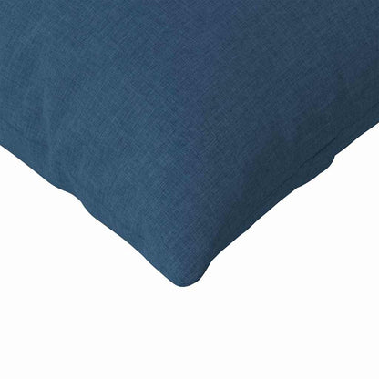 Sofakissen 2 pcs Blau 200 x 40 cm Stoff