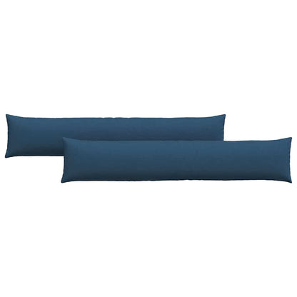 Sofakissen 2 pcs Blau 200 x 40 cm Stoff