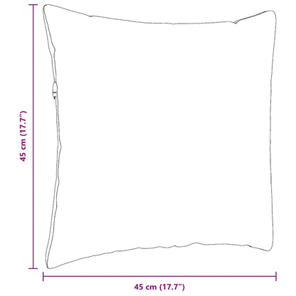 Sofakissen 2 pcs Dunkelgrün 45 x 45 cm Stoff