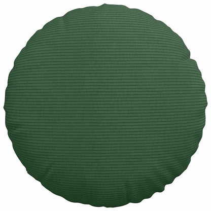 Sitzkissen 2 pcs Dunkelgrün Ø 40 cm Cordstoff