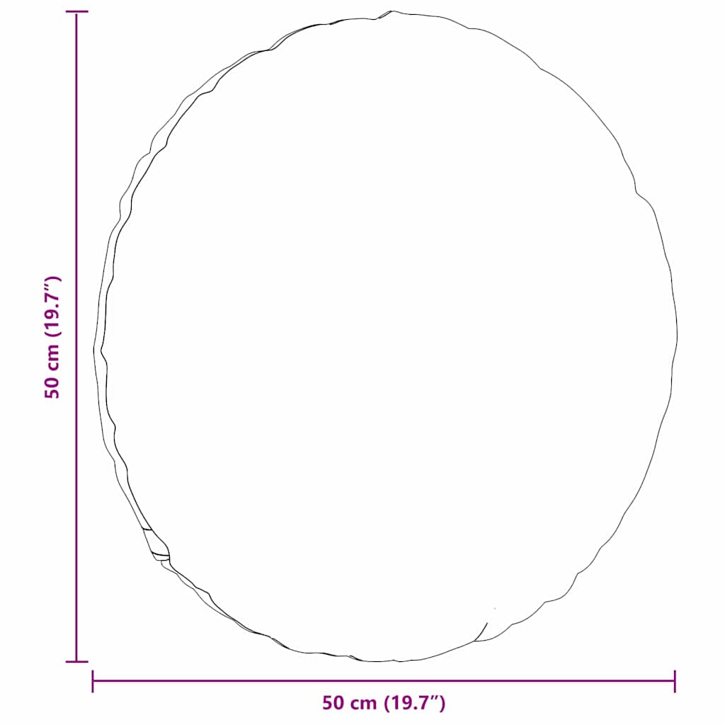 Sitzkissen 2 Stück Schwarz Ø 50 x 19 cm Samt