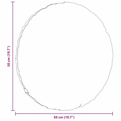 Sitzkissen 2 Stück Gelb Ø 50 x 19 cm Samt