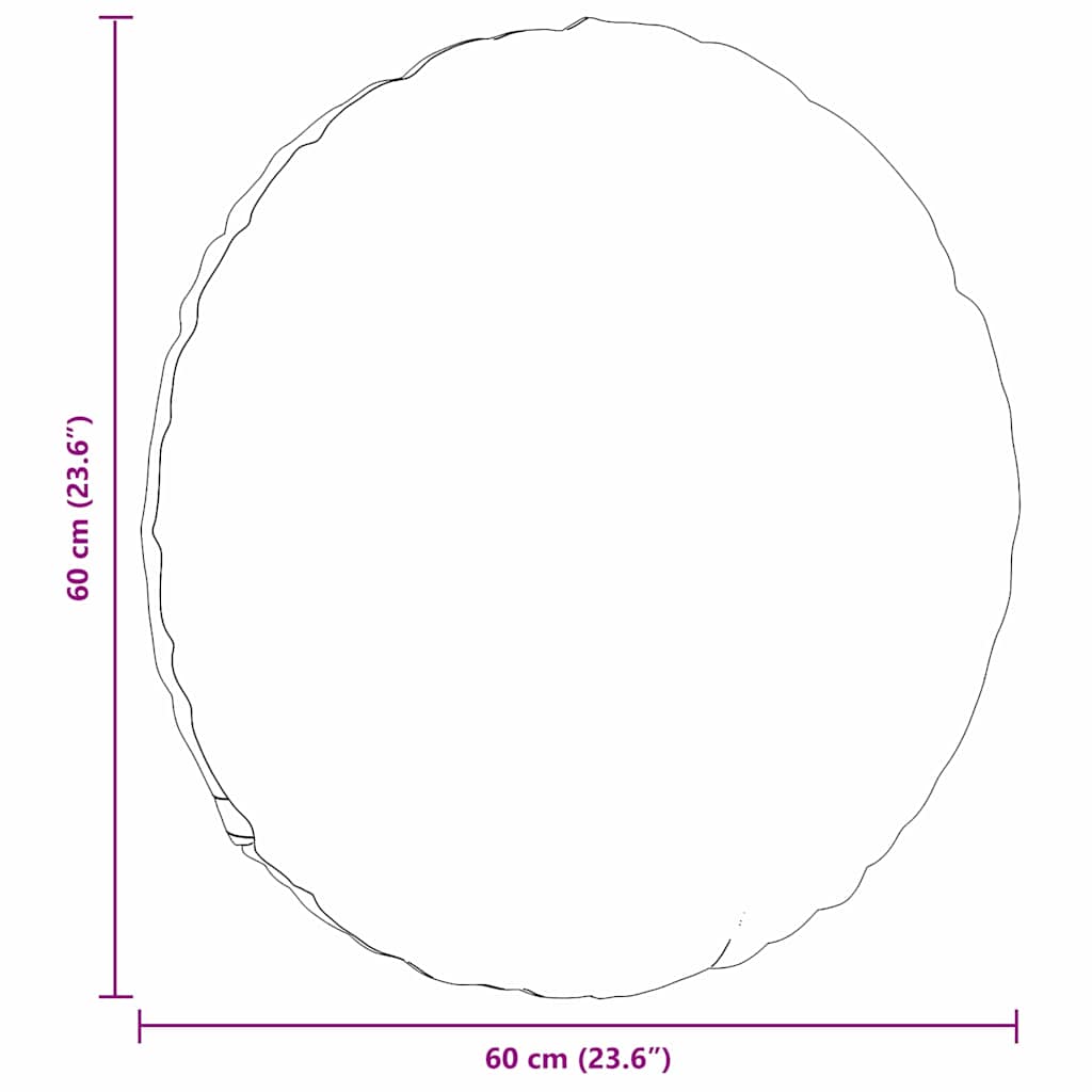 Sitzkissen 2 pcs Taupe Ø60 x 21 cm Stoff