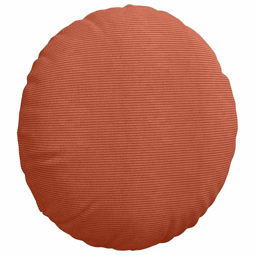 Sitzkissen 2 pcs Rot-Orange Ø 80 cm Cordstoff
