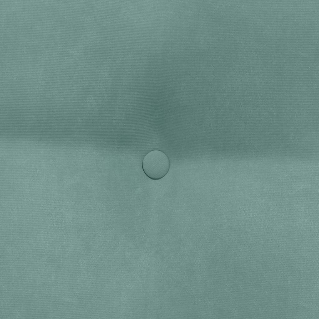 Rückenkissen Meergrün 45 x 24 x 50 cm Samt