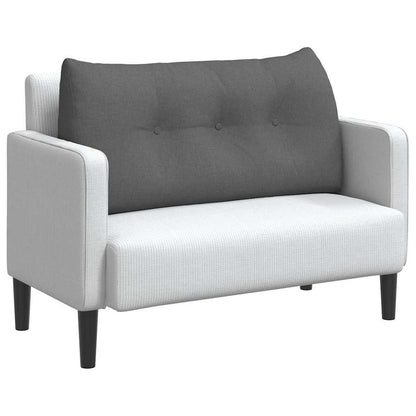 Rücken Kissen Dunkelgrau 100 x 24 x 50 cm Stoff