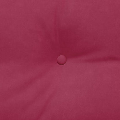 Rückenkissen Weinrot 100 x 24 x 50 cm Samt