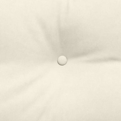 Rückenkissen Creme 100 x 24 x 50 cm Samt