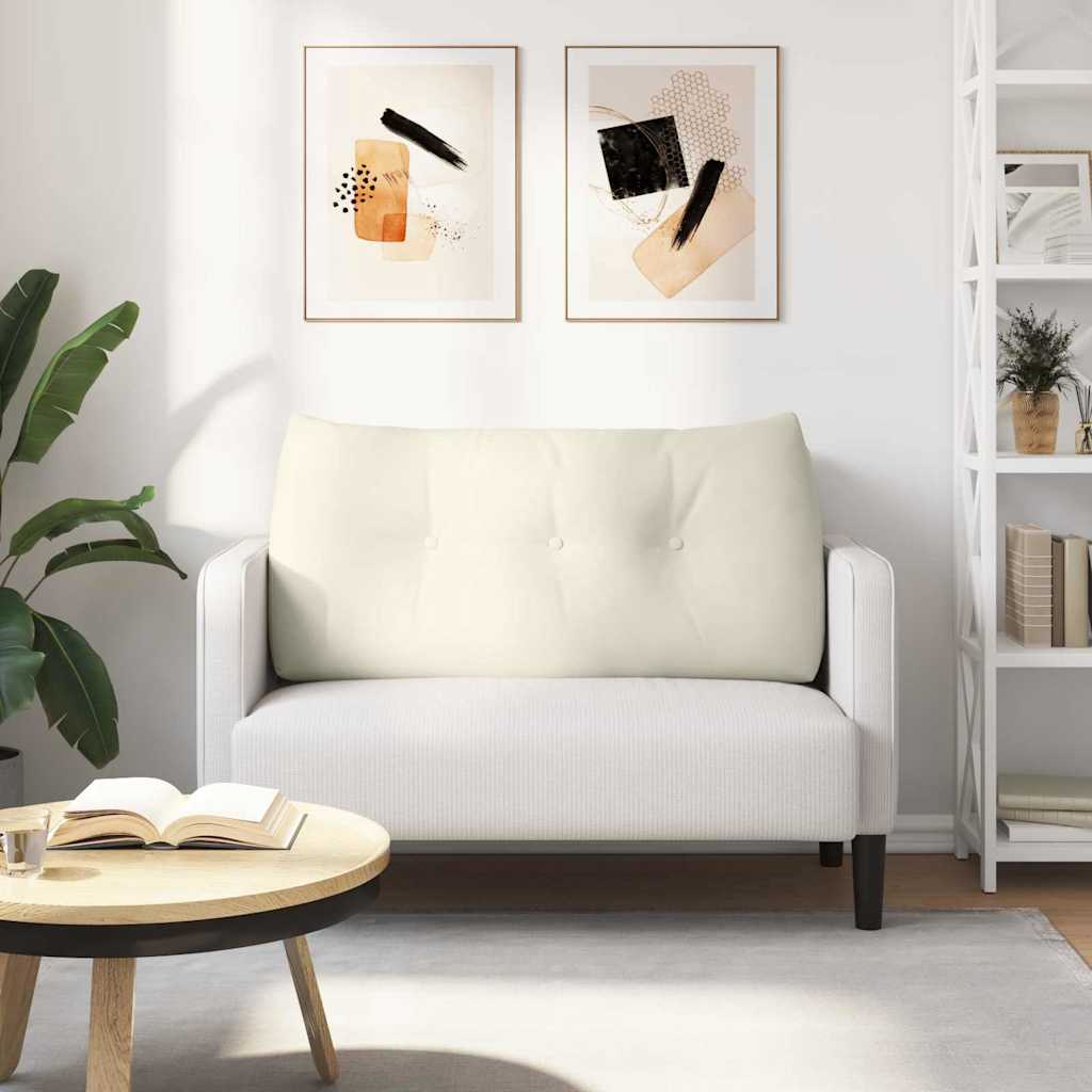 Rückenkissen Creme 100 x 24 x 50 cm Samt