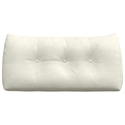 Rückenkissen Creme 100 x 24 x 50 cm Samt
