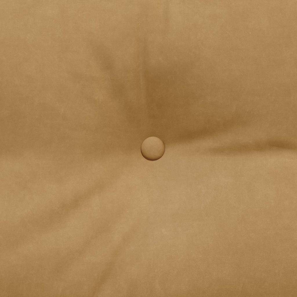 Rückenkissen Braun 120 x 24 x 50 cm Samt