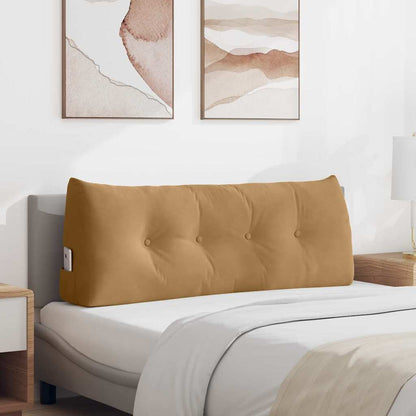 Rückenkissen Braun 120 x 24 x 50 cm Samt