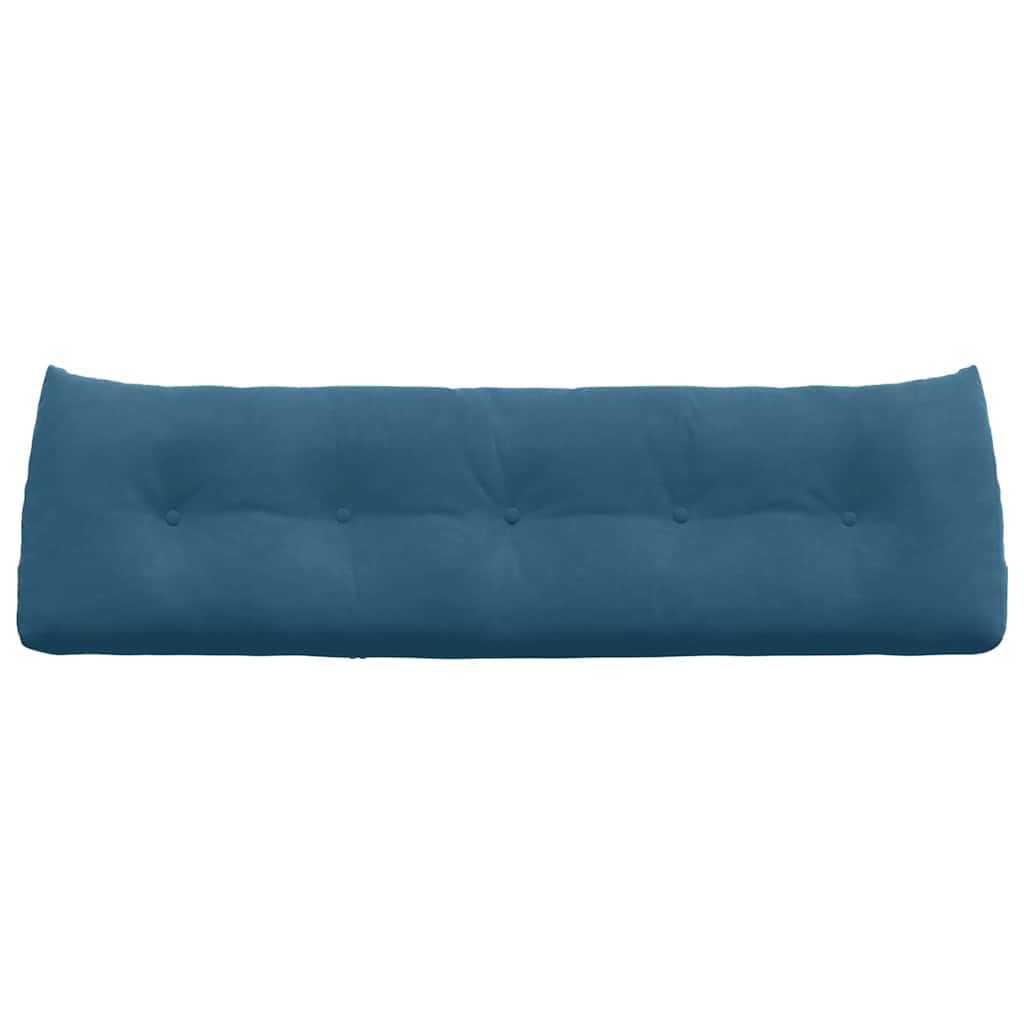 Rückenkissen Blau 160 x 24 x 50 cm Samt
