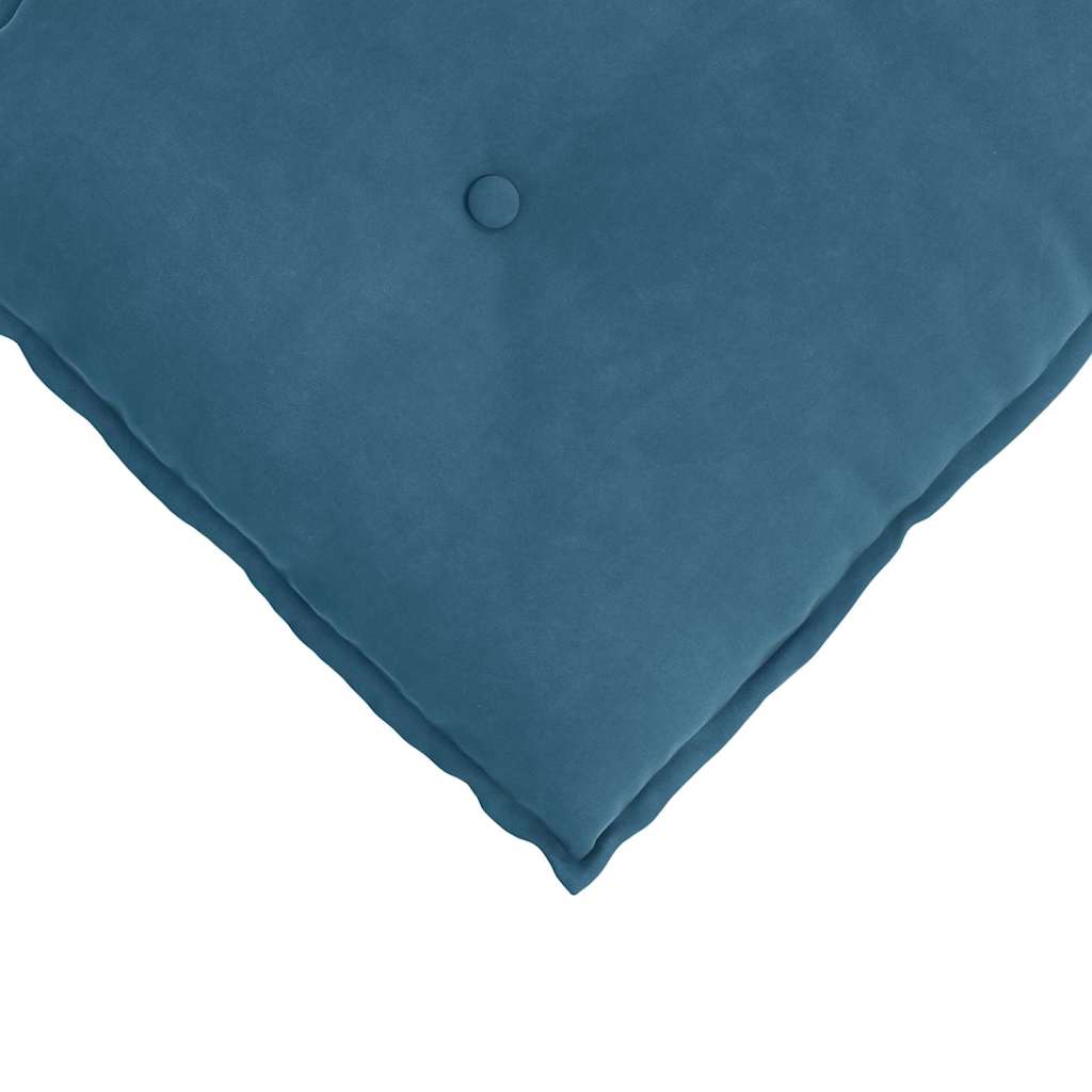 Rückenkissen Blau 50 x 45 cm Cordstoff