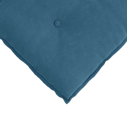 Rückenkissen Blau 50 x 45 cm Cordstoff