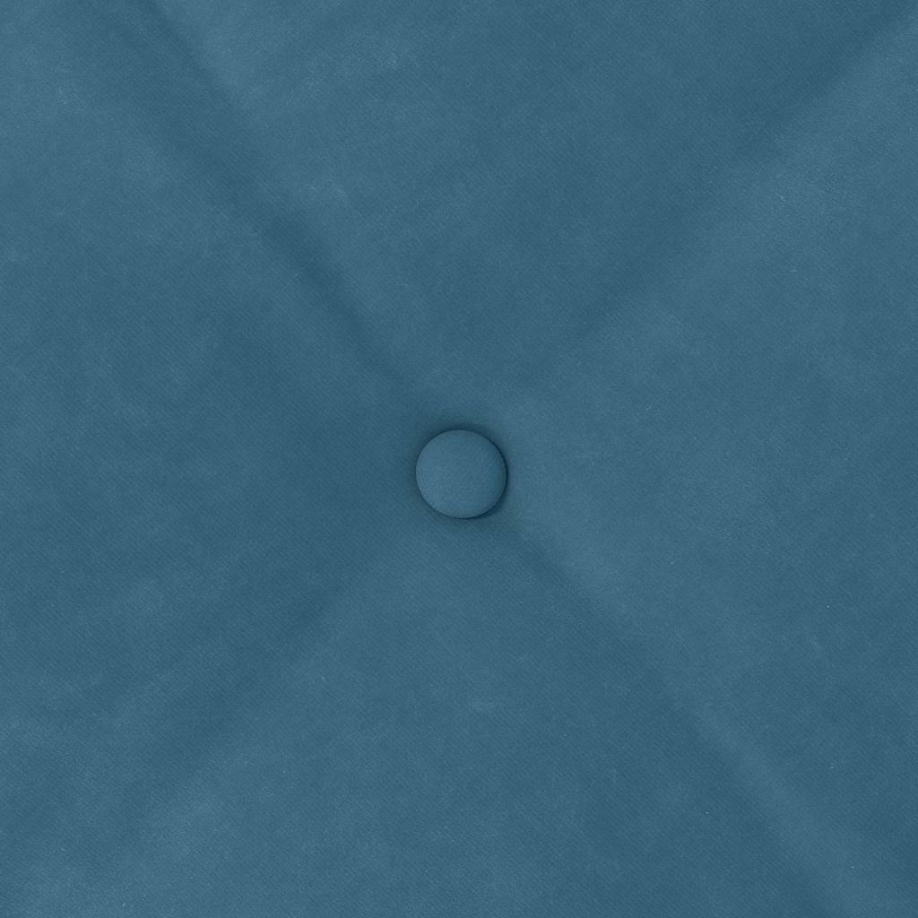 Rückenkissen Blau 50 x 45 cm Cordstoff