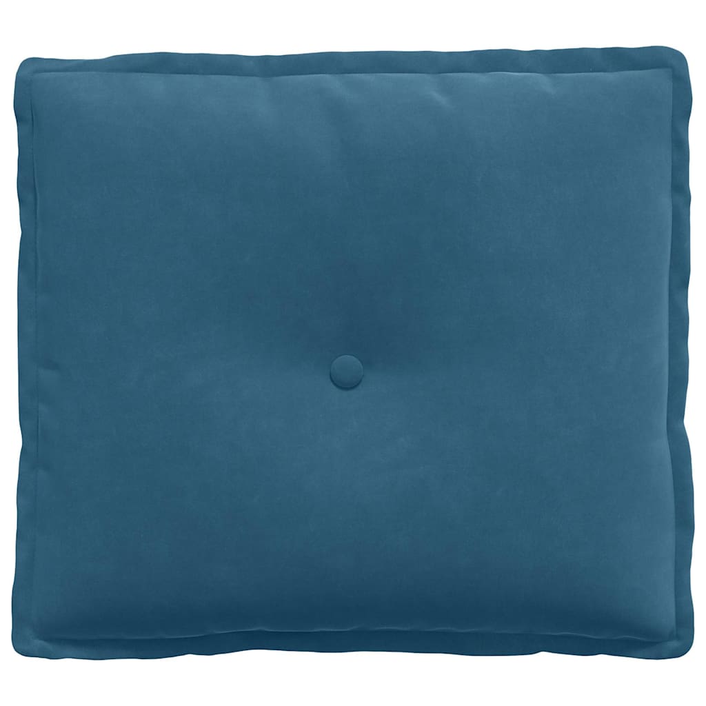 Rückenkissen Blau 50 x 45 cm Cordstoff