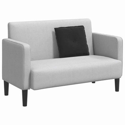 Rückenkissen Schwarz 50 x 45 cm Cordstoff