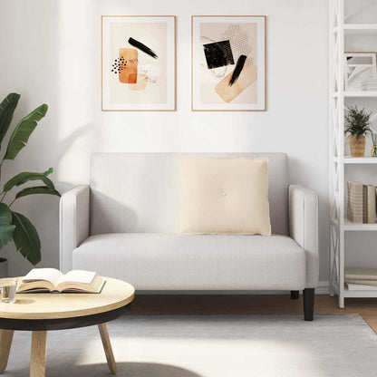 Rückenkissen Beige 60 x 50 cm Mikrofaserstoff