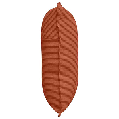 Rückenkissen Rot-Orange 60 x 50 cm Cordstoff