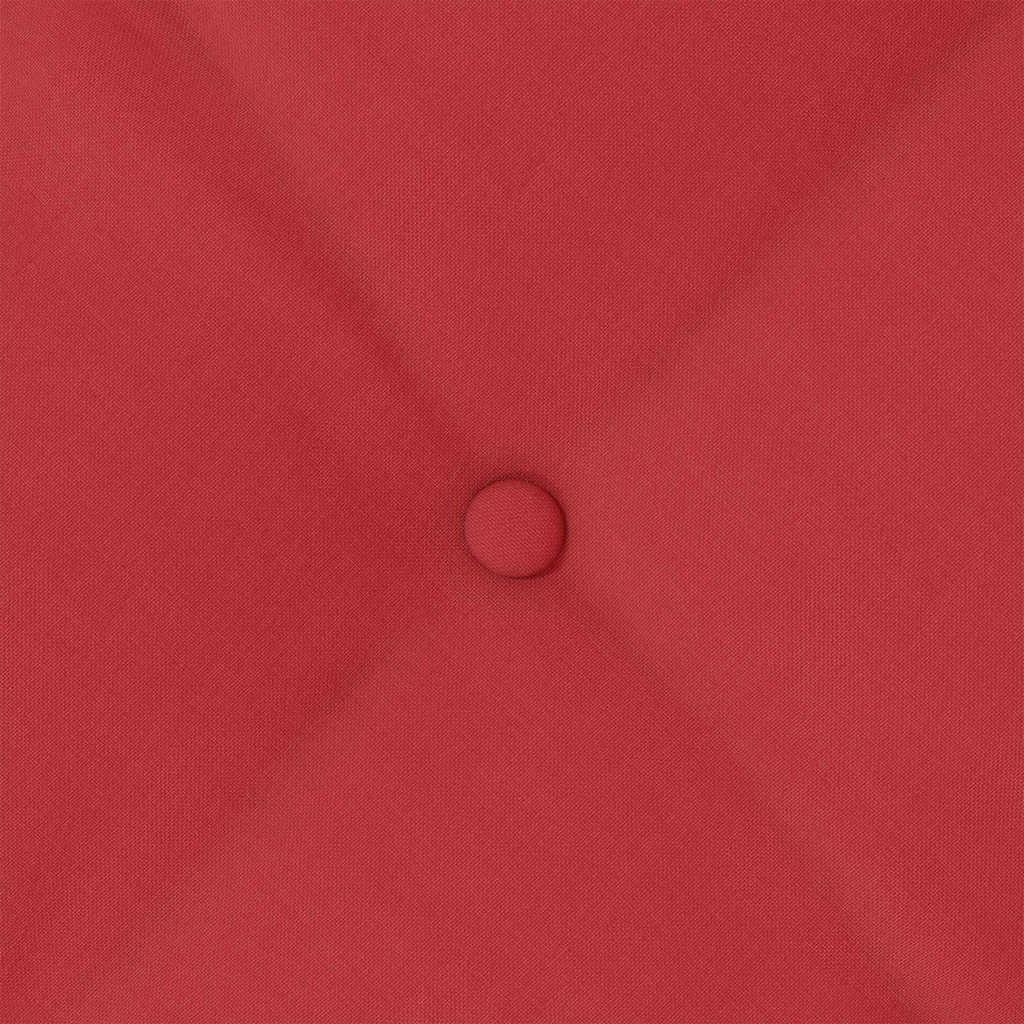 Rückenkissen Rot 80 x 19 x 50 cm Stoff
