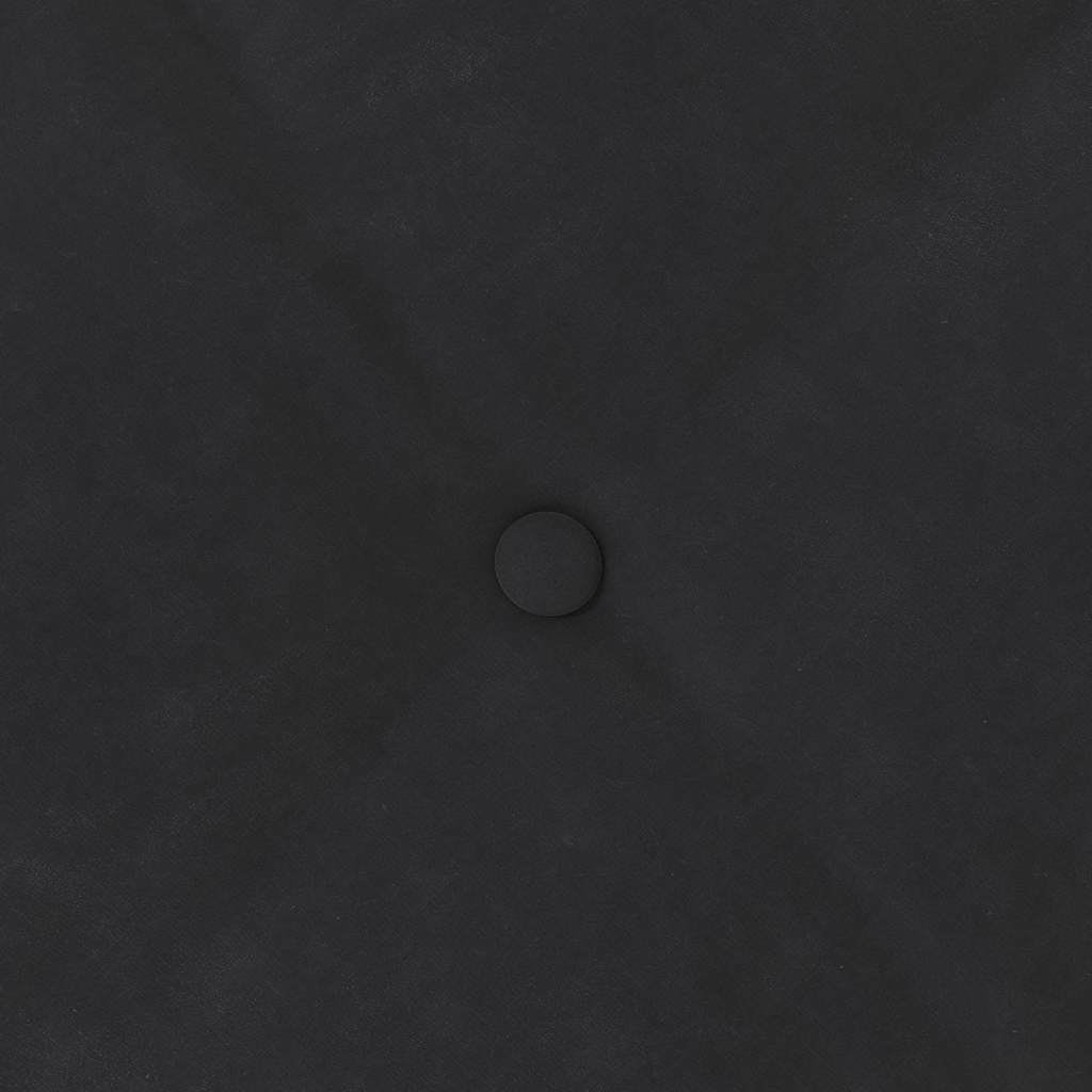 Rückenkissen Schwarz 80 x 50 cm Cordstoff