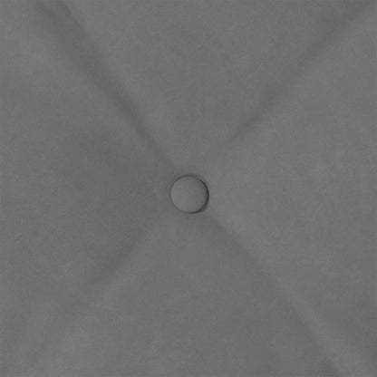 Rückenkissen Dunkelgrau 120 x 50 cm Mikrofaserstoff