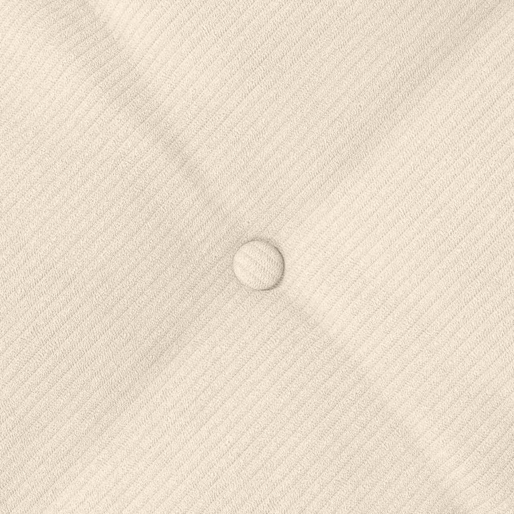 Rückenkissen Creme 140 x 50 cm Cordstoff