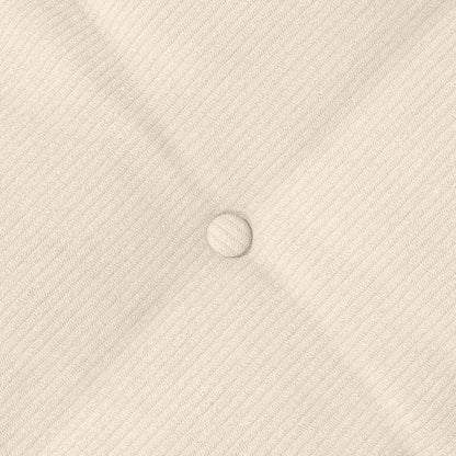 Rückenkissen Creme 140 x 50 cm Cordstoff