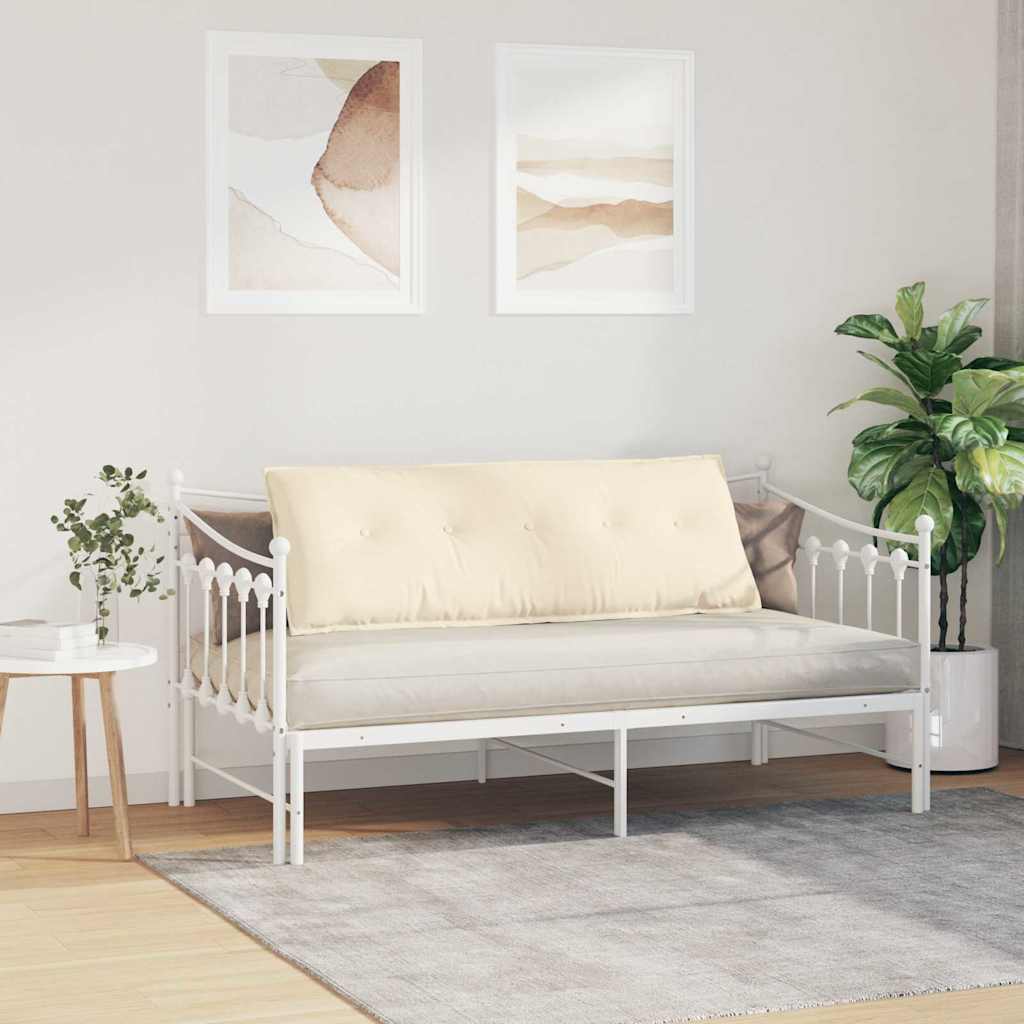 Rückenkissen Creme 140 x 50 cm Cordstoff