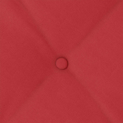 Rückenkissen Rot 180 x 19 x 50 cm Stoff