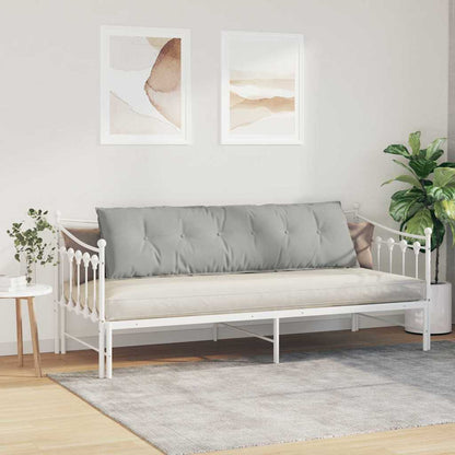 Rückenkissen Hellgrau 180 x 50 cm Mikrofaserstoff