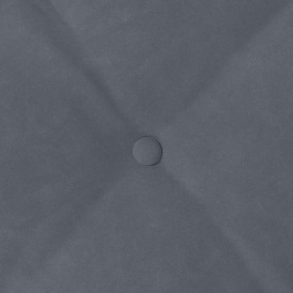 Rückenkissen Dunkelgrau 200 x 50 cm Cordstoff