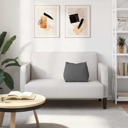 Rückenkissen Dunkelgrau 45 x 20 x 35 cm Stoff