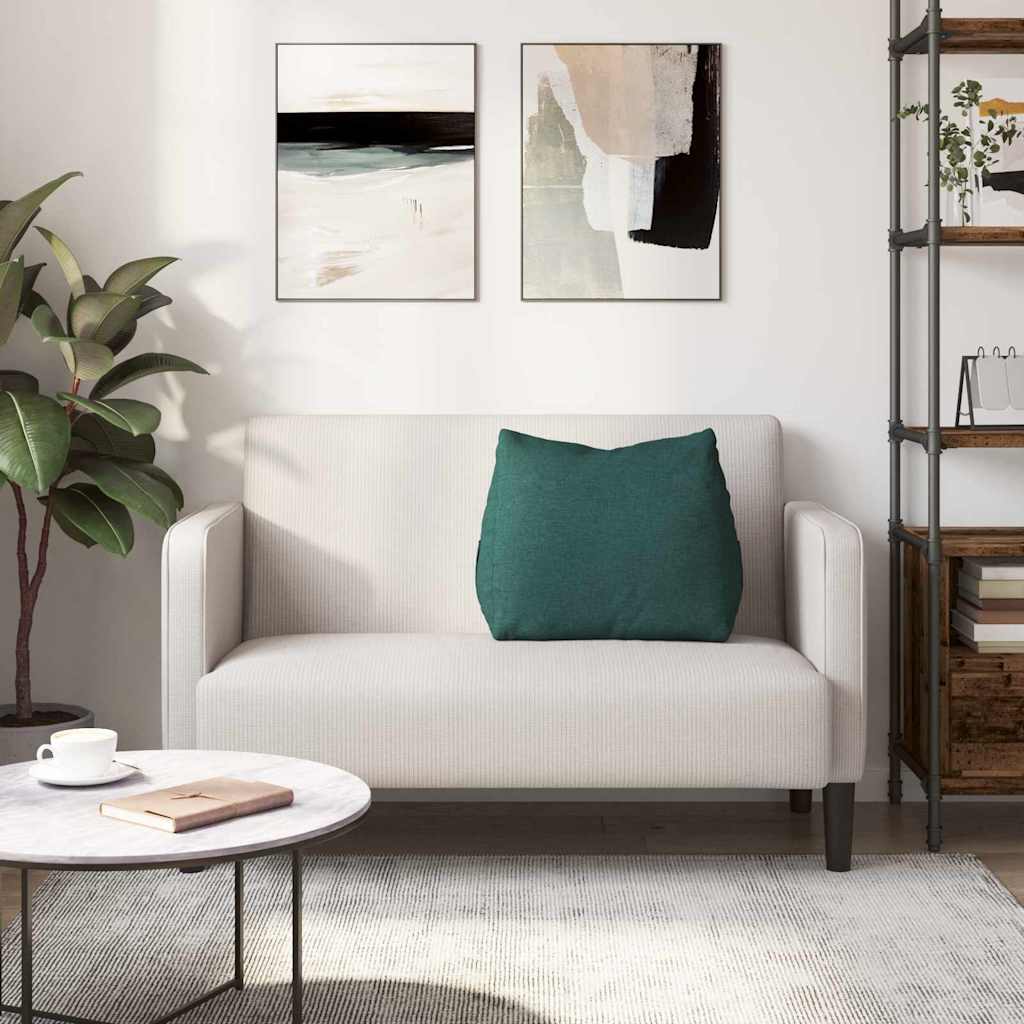 Rückenkissen Dunkelgrün 60 x 20 x 50 cm Stoff