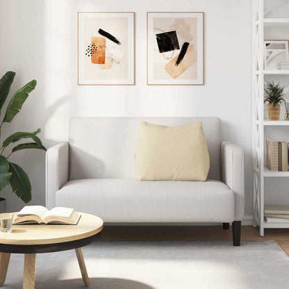 Rückenkissen Creme 60 x 20 x 50 cm Stoff