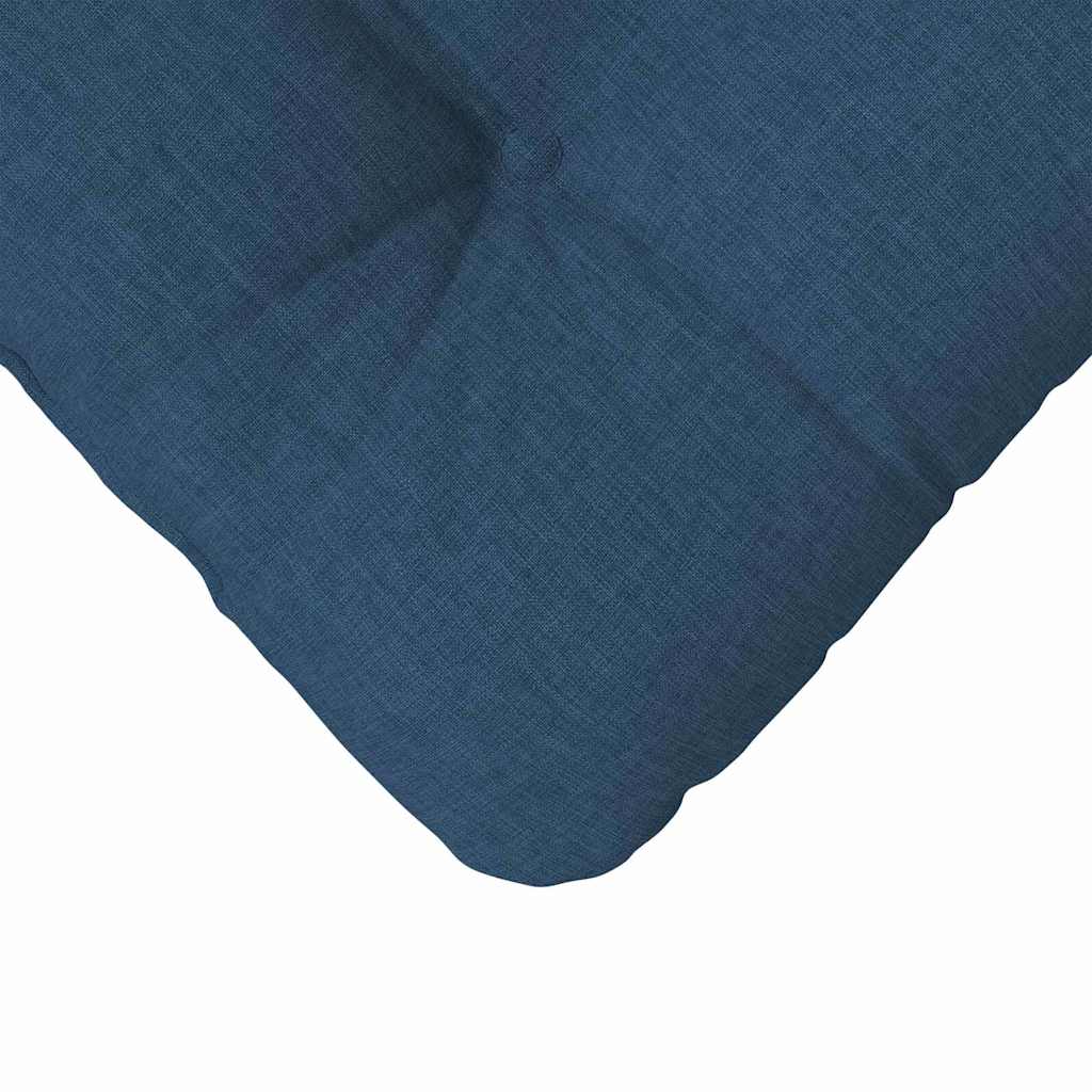 Sitzkissen 4 pcs Blau 40 x 40 x 12 cm Stoff