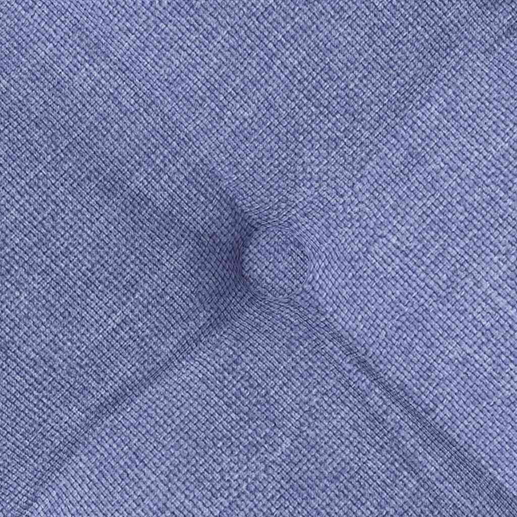 Sitzkissen 4 pcs Jeans blau 40 x 40 x 6 cm Stoff
