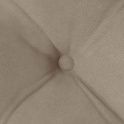 Sitzkissen 4 Stück Taupe 40 x 40 x 6 cm Mikrofaser