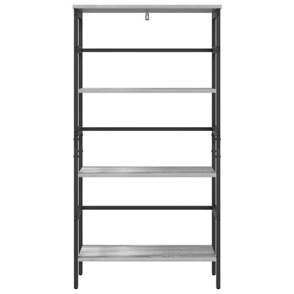 Bücherregal Graues Sonoma 60 x 29,5 x 115 cm Holzwerkstoff