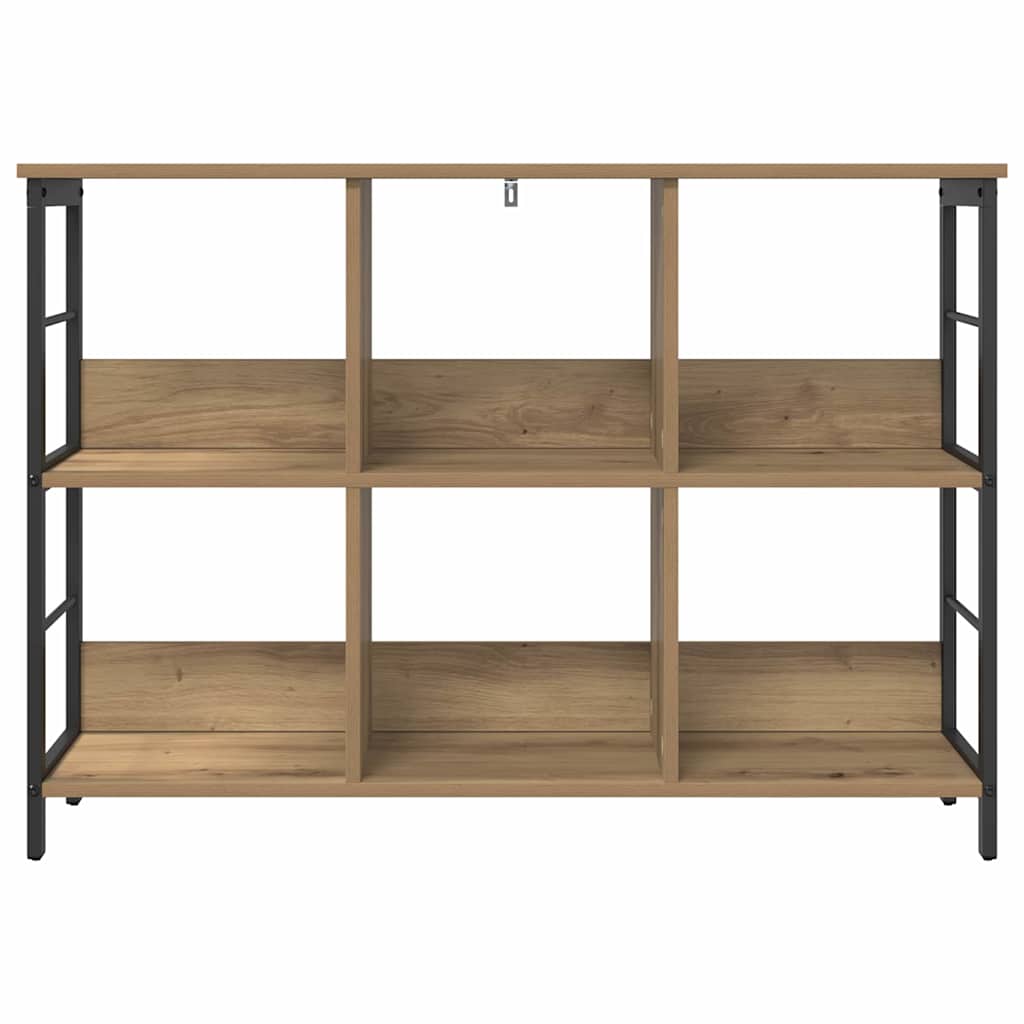 Bücherregal Artisan-Eiche 102 x 32 x 72,5 cm Holzwerkstoff