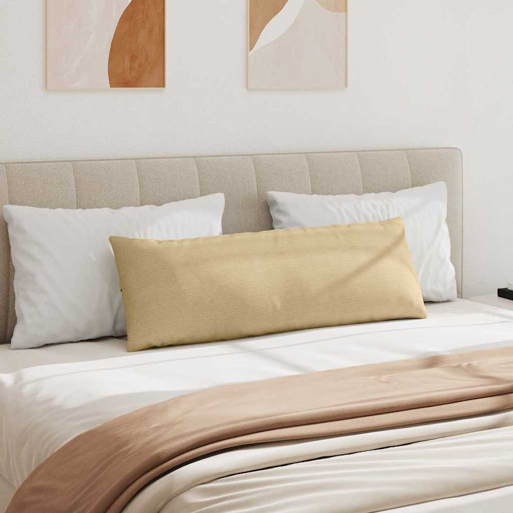 Sofakissen 2 Stück Grau-Grün 120 x 40 cm Cordstoff