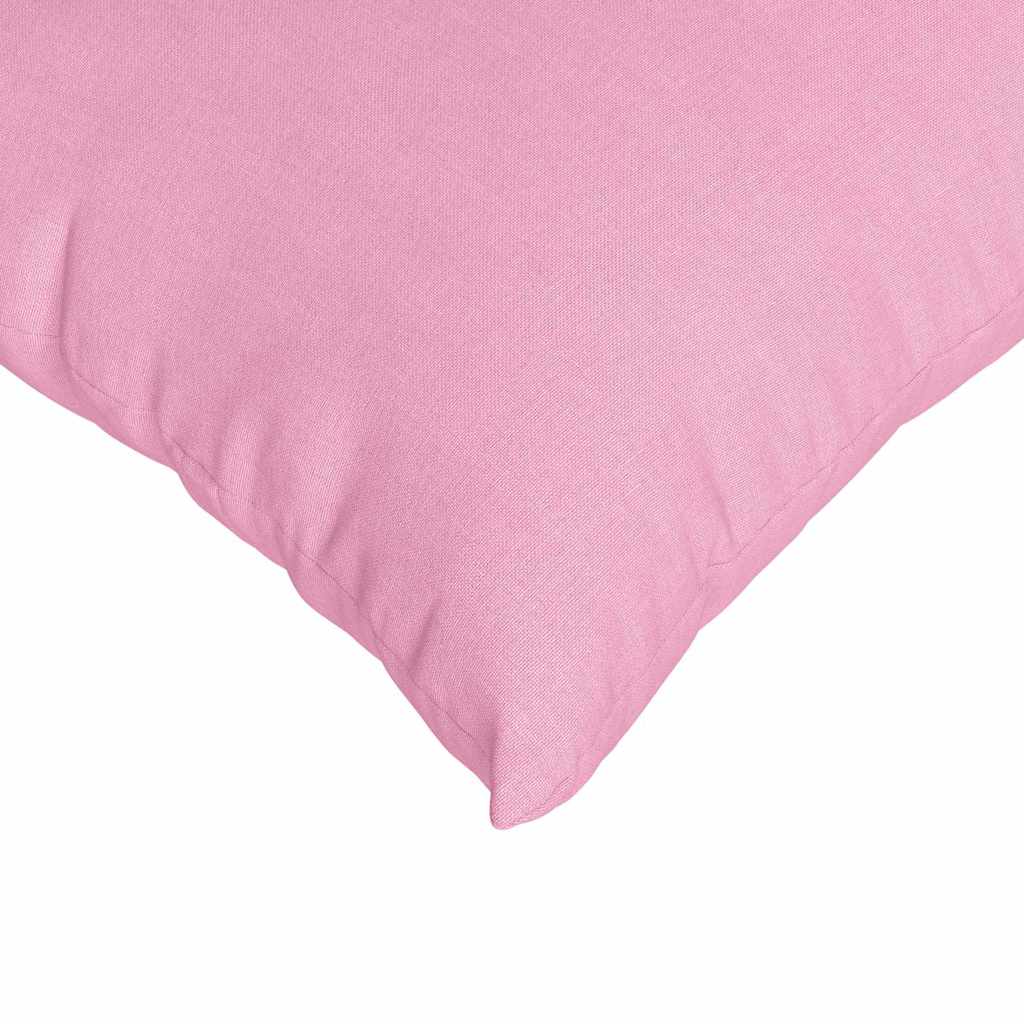 Sofakissen 2 pcs Rosa 60 x 60 cm Stoff
