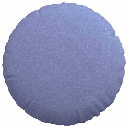 Sitzkissen 2 pcs Jeans blau Ø60 x 21 cm Stoff