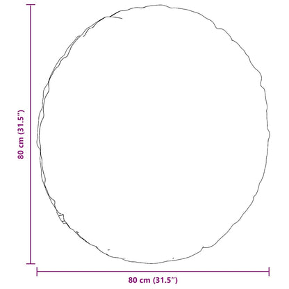 Sitzkissen 2 pcs Rosa Ø80 x 29 cm Stoff
