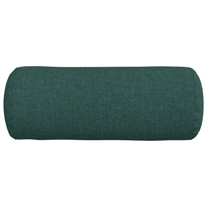 Bolsterkissen 2 Stück Dunkelgrün Ø 15 x 40 cm Stoff