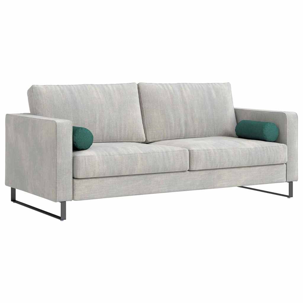 Bolsterkissen 2 Stück Dunkelgrün Ø 15 x 40 cm Stoff